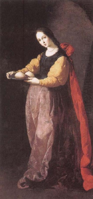 Francisco de Zurbaran St Agatha china oil painting image